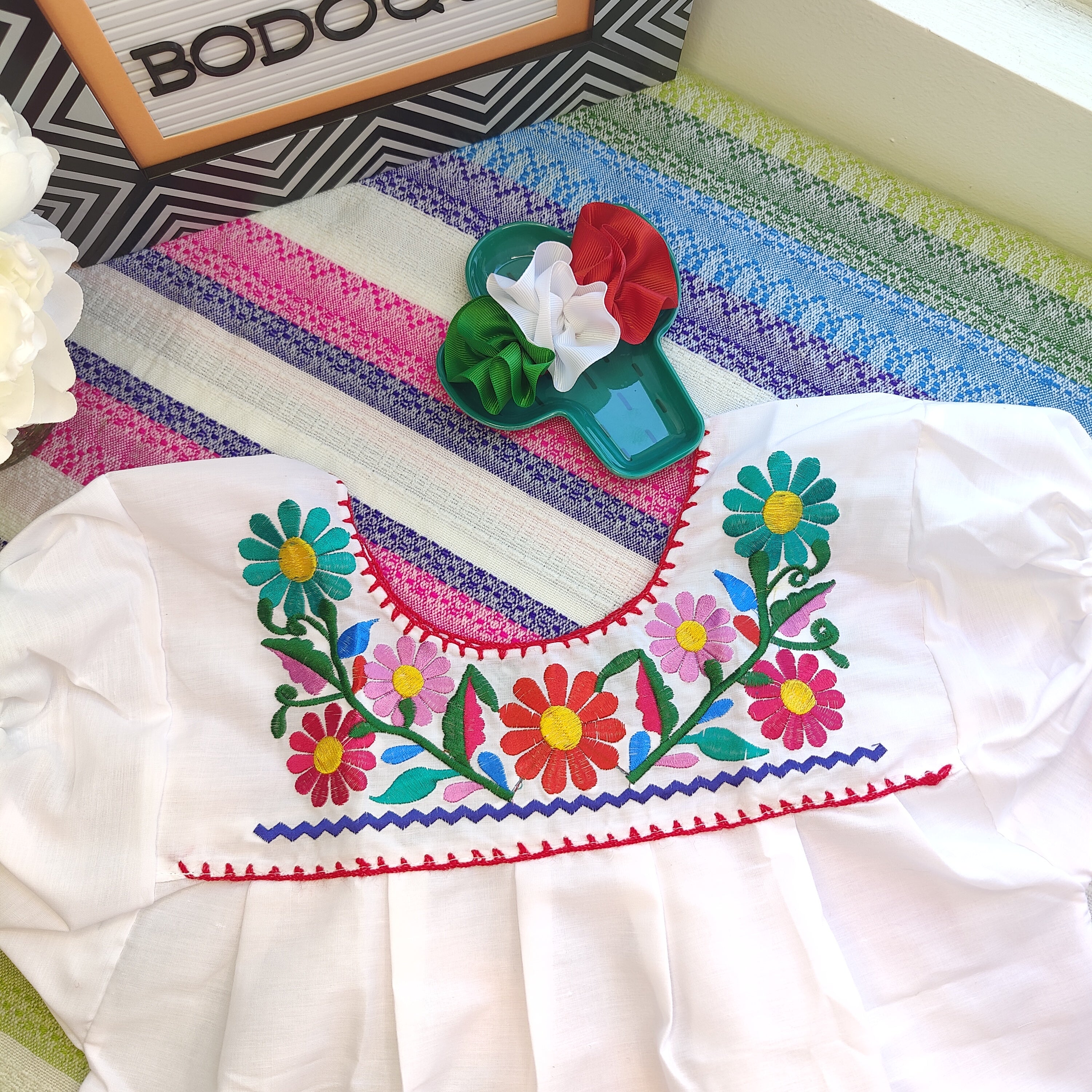Blusa Bordada Talla 10