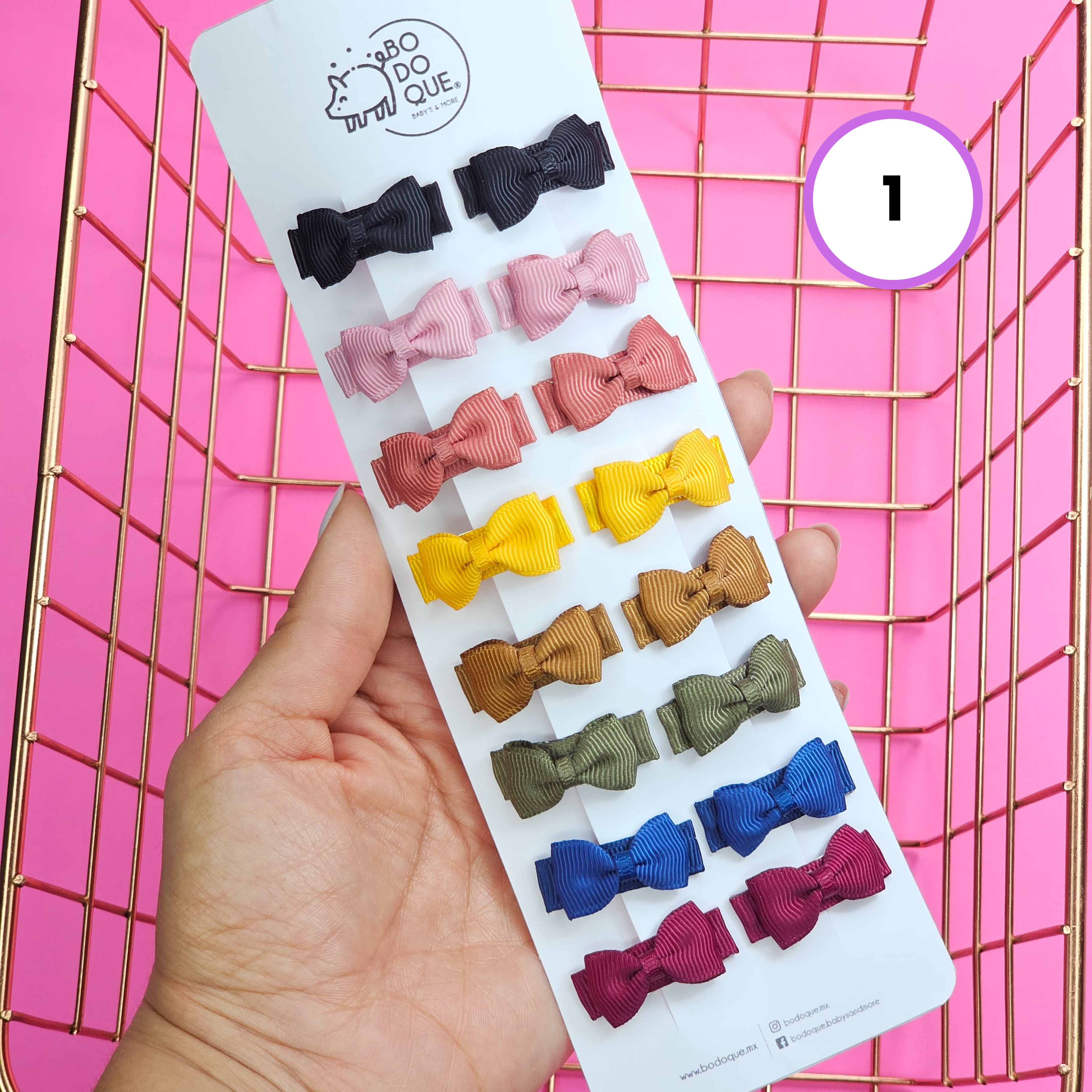 Set 8 Pares Mini Tic Tacs