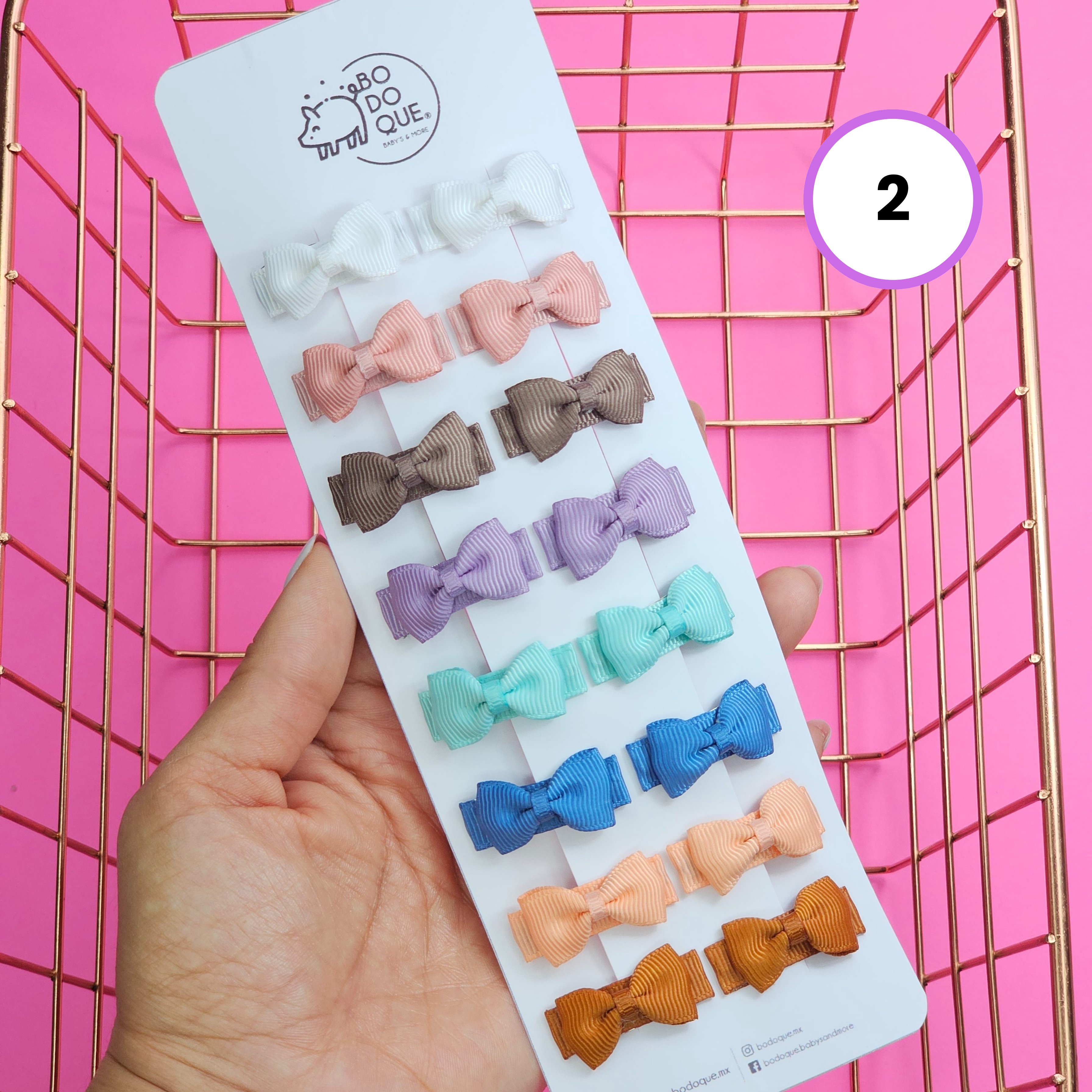 Set 8 Pares Mini Tic Tacs