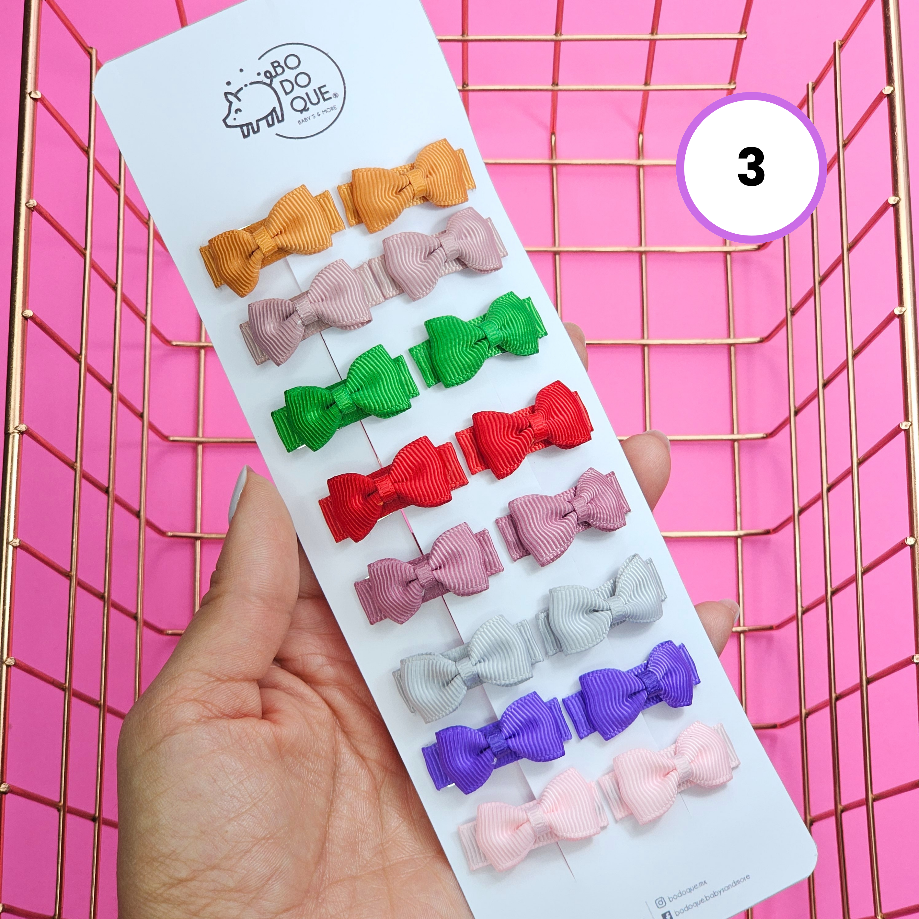 Set 8 Pares Mini Tic Tacs