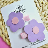 Par Hairclip Florecita Pastel