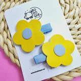 Par Hairclip Florecita Pastel