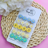 Set Pinzas con Flores