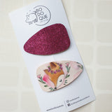 Par Hairclips Zorrito